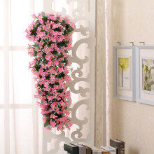 Artificial Fake Flowers Cluster Indoor Outdoor Hanging Garland Silk Flower Leaf