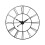 Living And Home 60CM Large Silent Metal Round Wall Clock with Roman Numerals 5