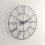 Living And Home 60CM Large Silent Metal Round Wall Clock with Roman Numerals 4