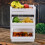 Living And Home (White, 3 Tiers) Vegetable Fruit Rack Kitchen Storage Stand Basket 1