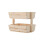 Living And Home (Natural, 2 Tiers) Vegetable Fruit Rack Kitchen Storage Stand Basket 6