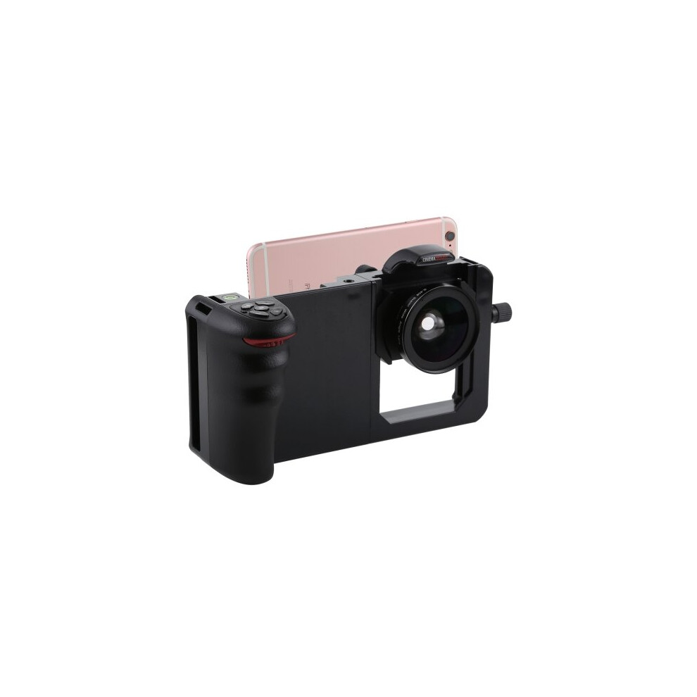 Photos - Other for Mobile Professional Smartphone Stabilizer Rig Mount with Grip & 0.45X Super Wide Angle Macro Lens