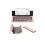 Tri-fold Mini Bluetooth Folding Keyboard Folding Keyboard Wireless Keyboard Suitable for Mobile Phones and Tablets-Gold 2
