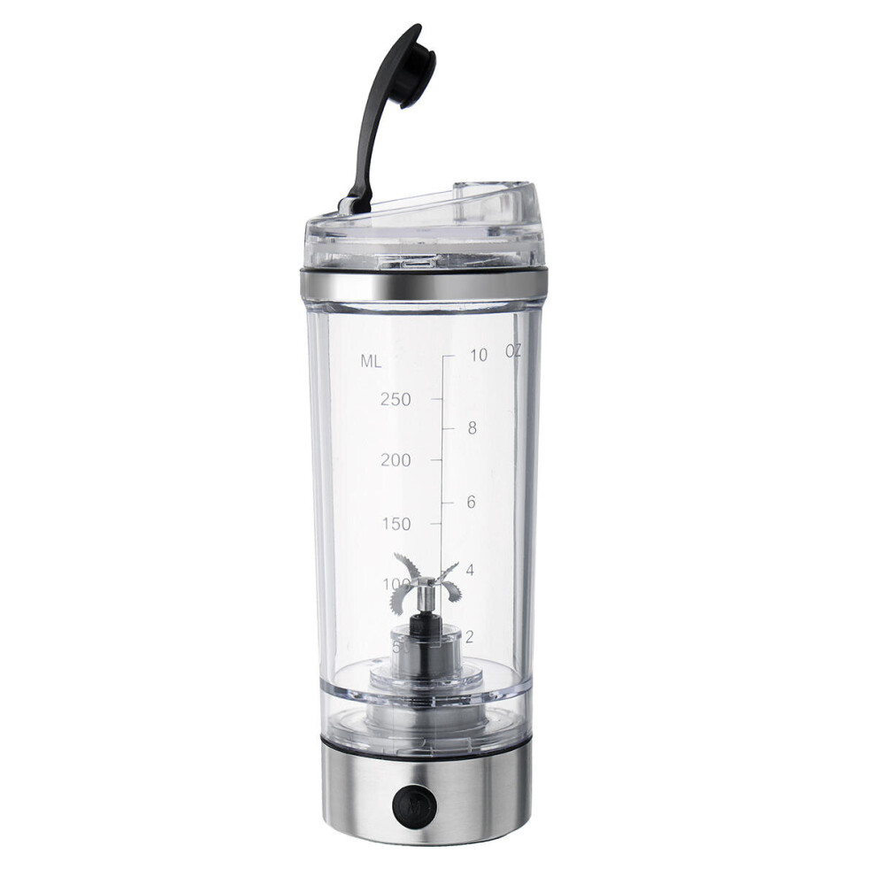 250ML Portable USB Rechargeable Protein Shaker Tornado Mixer Bottle HandHeld Drink Stirring Cup-image-OPC-P6JGTR6-NEW