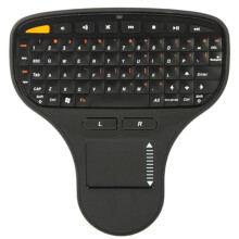 N5903 2.4GHz Mini Wireless Keyboard with Touchpad & USB Mini Receiver, Size: 137 x 125 x 28mm