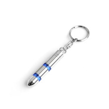 Antistatisk nøkkelring Sekundær utladning Kuleformet nøkkelring - blå blå