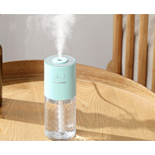 200 ml Magic Crystal Luftbefeuchter Desktop Handheld Kleiner tragbarer Mini-Nachtlicht-Luftbefeuchter-Weiß
