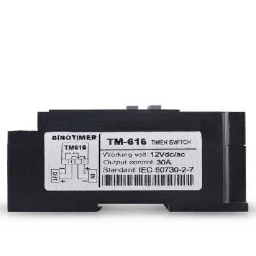 220V 30AMP TM616 Control Load 7 Days Programmable Digital TIME SWITCH Relay Timer Control 2
