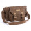 F1 Canvas Outdoor Leisure One Shoulder Digital Camera Bag( Coffee) 1