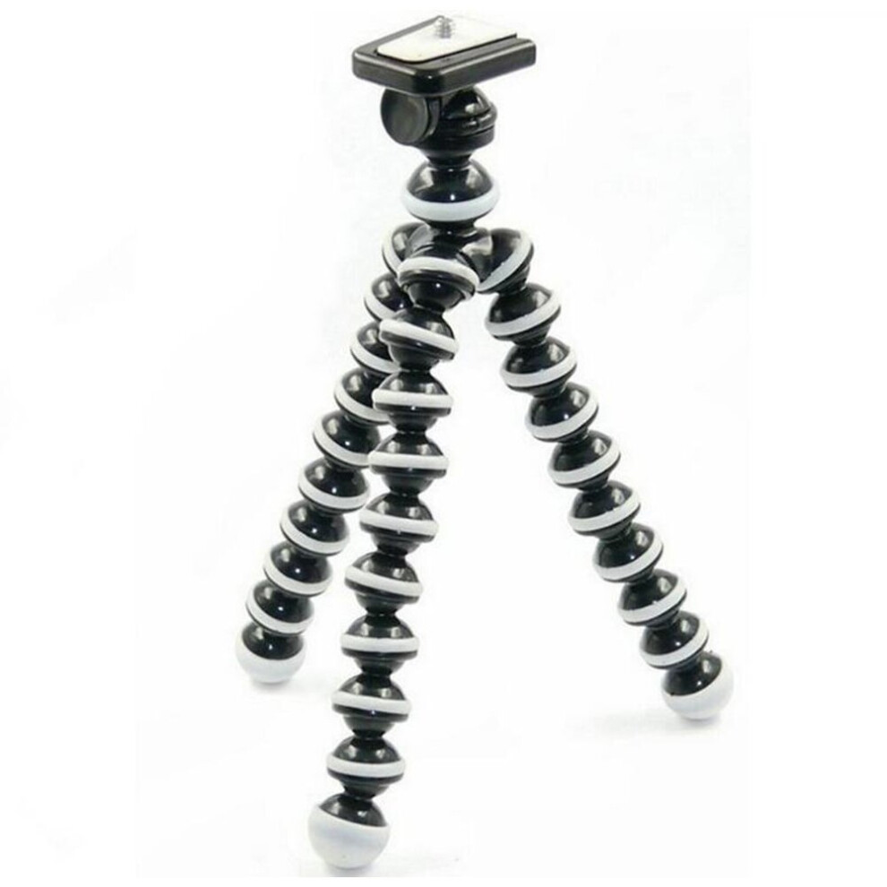 Flexible Grip Camera Tripod For Mini Digital Camera(Black) Black 6441594752212