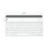 K480 Multi-device Bluetooth 3.0 Wireless Bluetooth Keyboard with Stand (White) 1