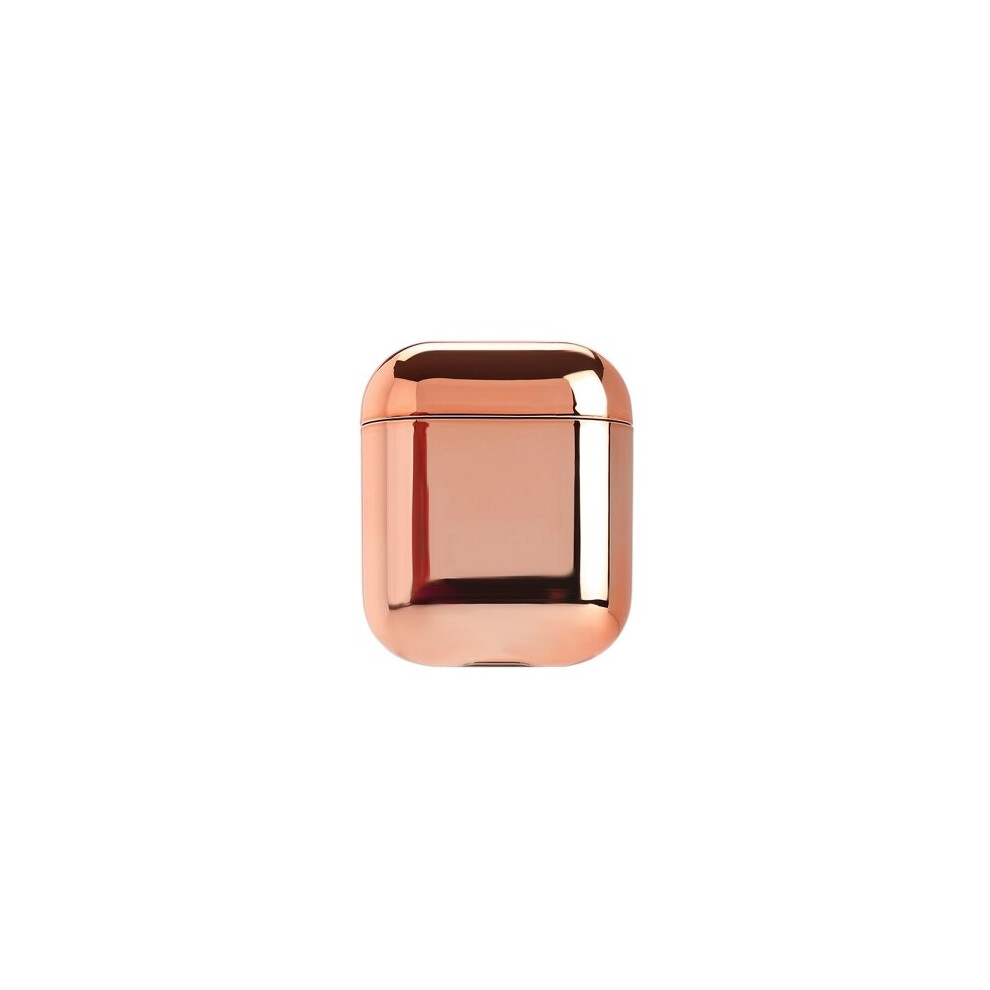 For Airpods 1/2 Electroplated Tpu Earphones Shockproof Protective Case(Rose ) Gold 6441594774498