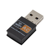 600M Dual Frequency Mini 2.4G5G Drahtlose Netzwerkkarte Computer Externer USB WIFI Empfangsadapter