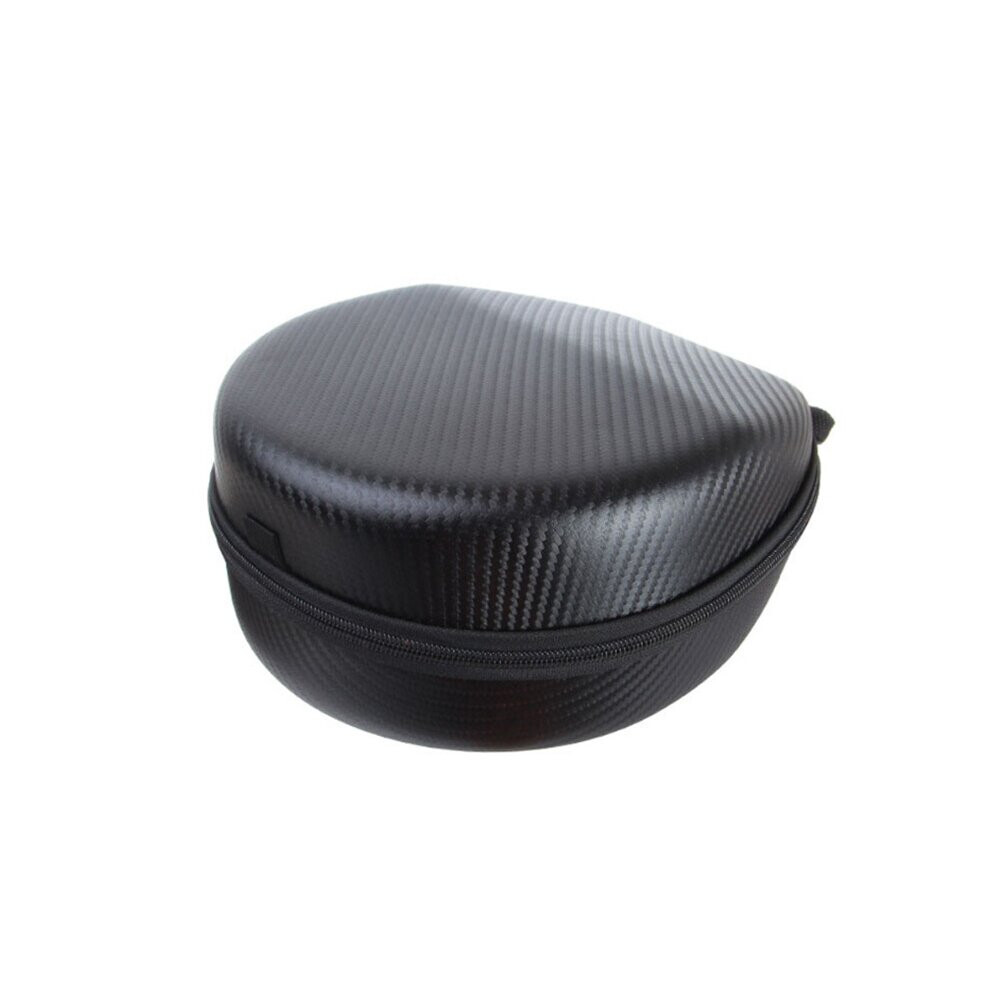 Carbon Fiber Texture Storage Box Shockproof Bag For Headset(Black) Black 6441594775983