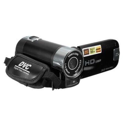 16MP 1080P HD Digital Video Camcorder DV Camera with 2.7 Inch LCD Screen BLACK
