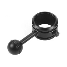 Light Diving Aluminum Alloy Clamp Ball Head Mount Adapter Fixed Clip for Underwater Strobe Housing Light