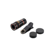 2 Pcs 8X Zoom Telescope Telephoto Camera Lens with Clip
