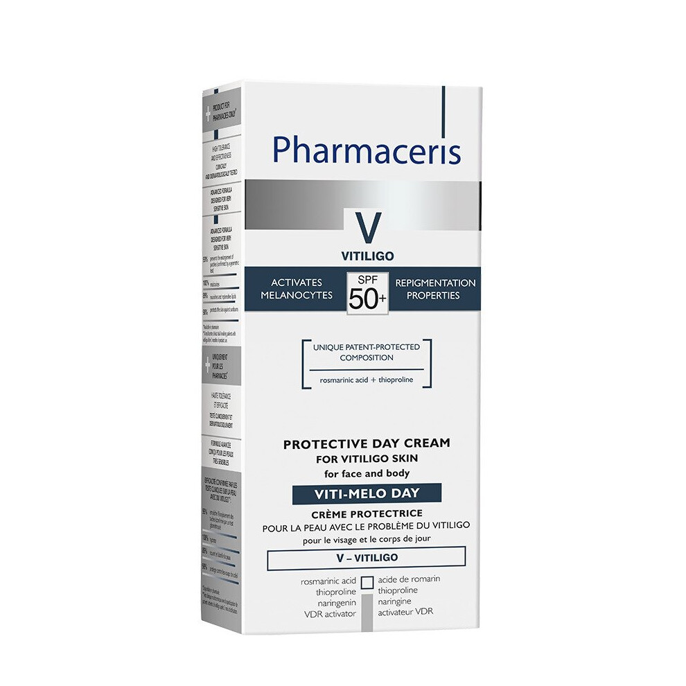 PHARMACERIS V Viti Melo Day Protective Cream SPF50 75ml Prevents Sunburn - Image 4