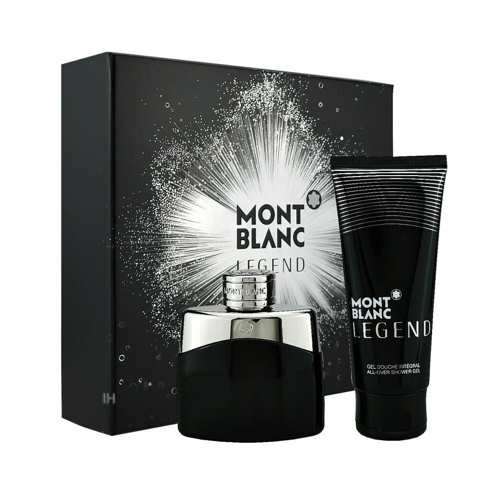 Mont Blanc Legend Gift Set For Men EDT 50ml, All Over Shower 100ml