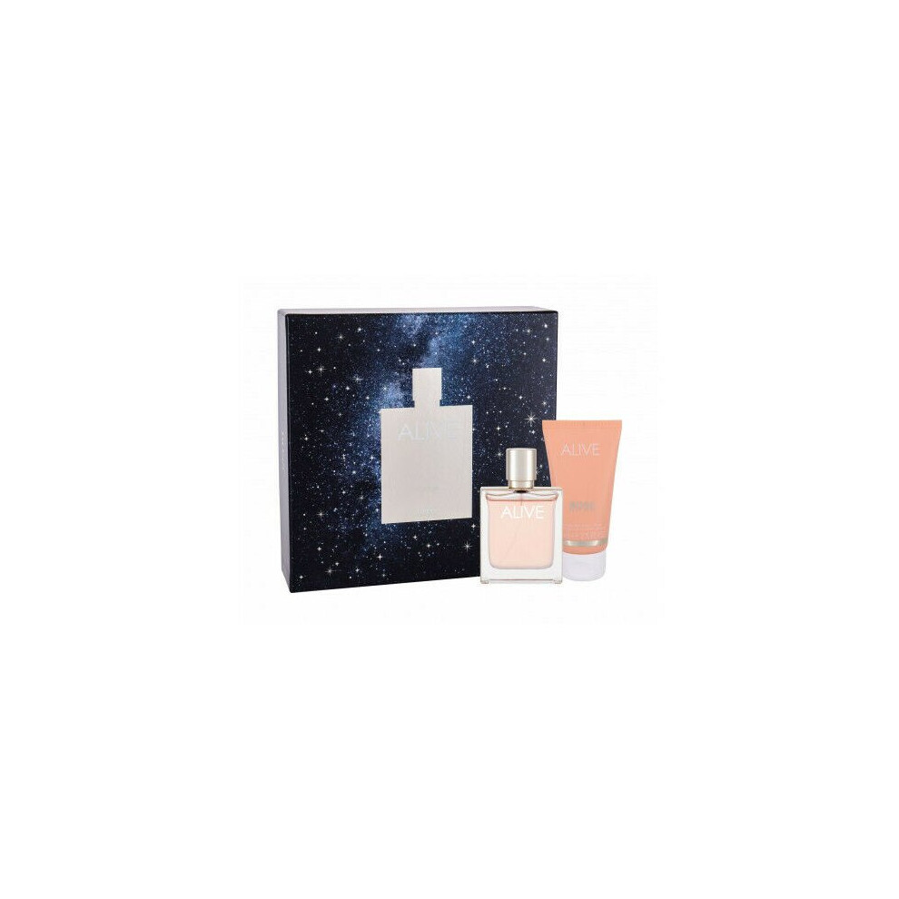 Hugo Boss Alive 50ml Eau De Parfum + 75ml Body Lotion