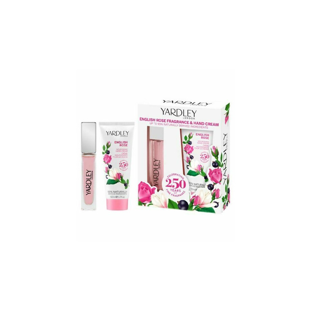 Yardley Rose Purse Spray and Hand Cream Set