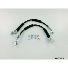 2x Front Brake Hose & 2 x Banjo Bolt for Jeep Wrangler TJ 1997-2006 BBH/TJ/011A
