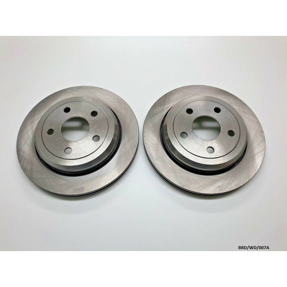 2 x Rear Brake Disc for Dodge Durango WD 2011-2018 BBD/WD/007A VENTED-image-OPC-P6JHKPM-NEW
