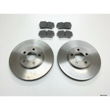 2 x Front Brake Discs & Brake Pads for Chrysler PT Cruiser 2001-2010 BRK/PT/002A