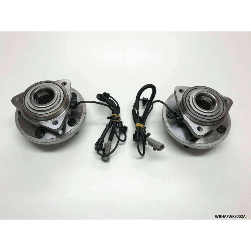 2 x Front Wheel Bearing & Hub Assembly for Grand Cherokee 2005-2010 WBHA/WK/002A-image-OPC-P6JHP6Y-NEW