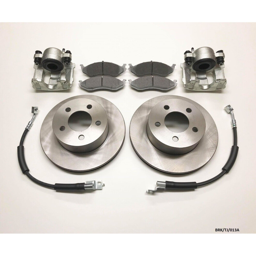 Front Brakes Large Repair KIT for Jeep Wrangler TJ 1999-2006 BRK/TJ/013A-image-OPC-P6JHQPJ-NEW