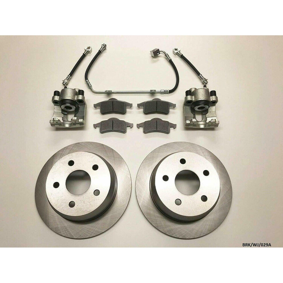 Rear Brakes Repair KIT Complete for Jeep Grand Cherokee WJ 1999-2004 BRK/WJ/021A-image-OPC-P6JHR2Q-NEW