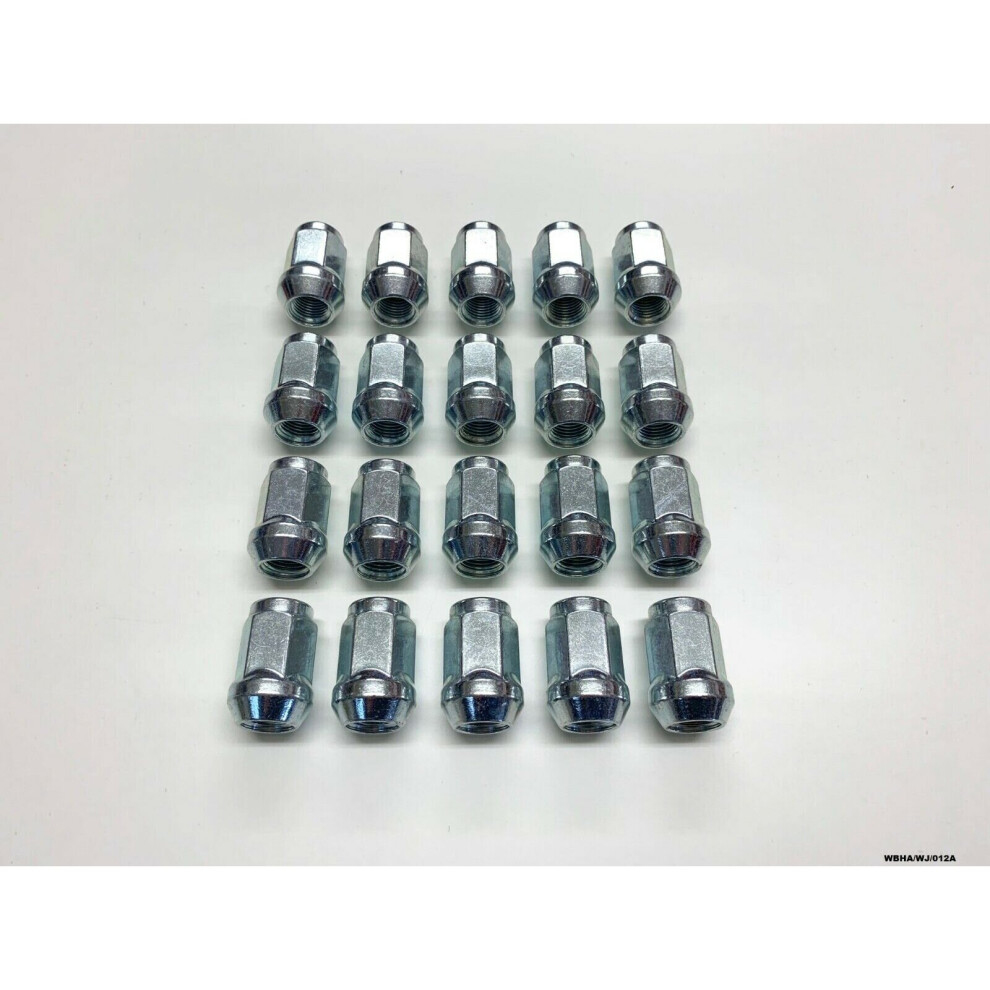 20 x Chrome Wheel Nut for Jeep Grand Cherokee ZJ & WJ 1993-2004 WBHA/WJ/012A-image-OPC-P6JHR2F-NEW