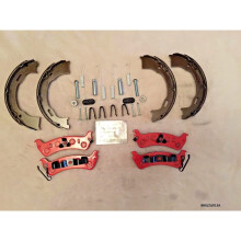 Pads, Parking Shoes & Fitting KIT for Jeep Grand Cherokee 1994-1998 BRK/ZJ/013A