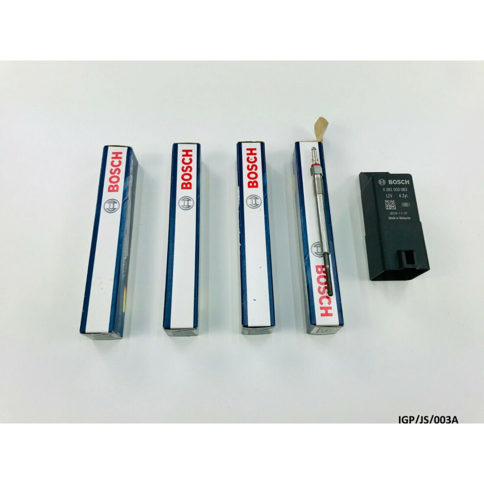 4 x Glow Plug & Module for Chrysler Sebring/Avenger 2.0CRD 2007-2010 IGP/JS/003A-image-OPC-P6JHS9B-NEW