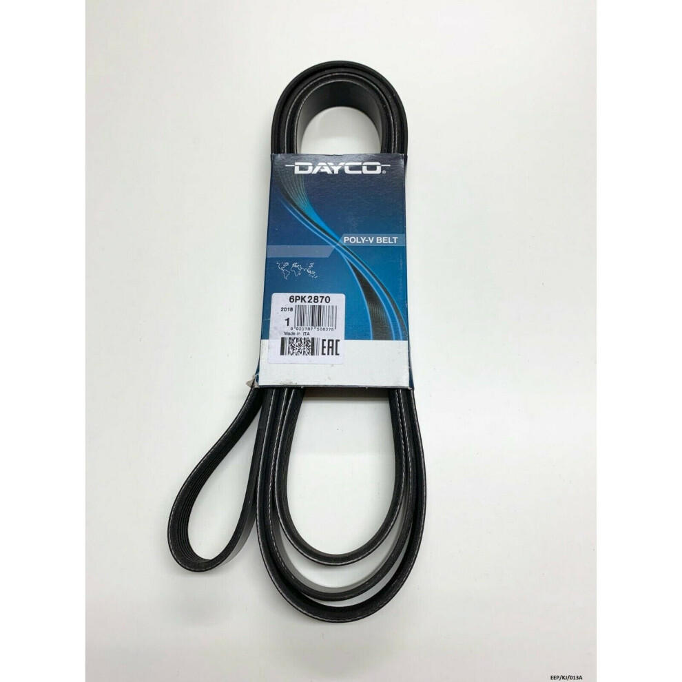 Serpentine Belt for Jeep Cherokee KJ 2.5CRD & 2.8CRD 2002-2007 EEP/KJ/013A-image-OPC-P6JHSTG-NEW