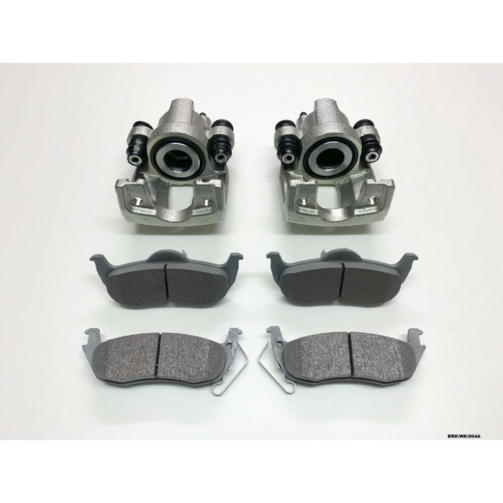 2xRear Brake Caliper & CERAMIC Pads for Grand Cherokee WK 2005-2010 BRK/WK/004A-image-OPC-P6JHVC2-NEW