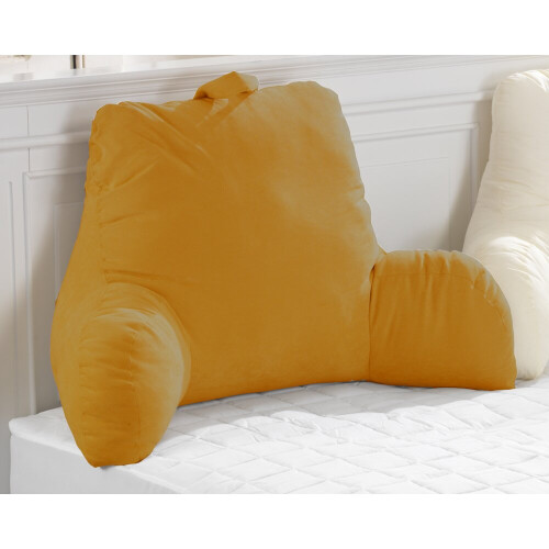 (Sunbright Yellow) Luxury Suede Hug Me Pillow