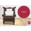 (Burgundy) Replacement Cover for Lumbar Support Cushion 1