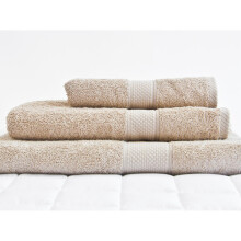 (Stone) Supreme 500gsm Cotton Solid Imperial Face Cloth Pairs