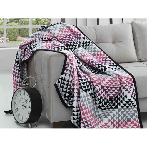 (Purple) Cotton Rich Blankets | 150cm x 200cm