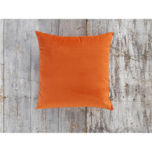 (Orange, Single Large) Soft Velour Scatter Cushion | 45cm x 45cm or 59cm x 59cm