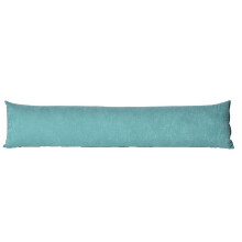 Suede Door Draught Excluder - Jade Green