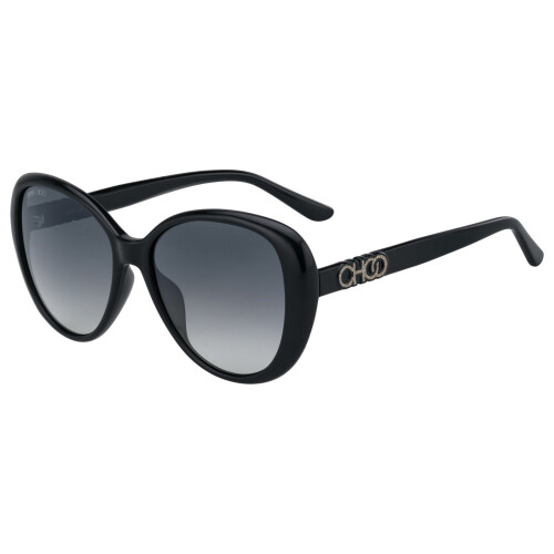 Jimmy Choo Jimmy Choo Amira/G/S 807/9O Black/Dark Grey Gradient Sunglasses