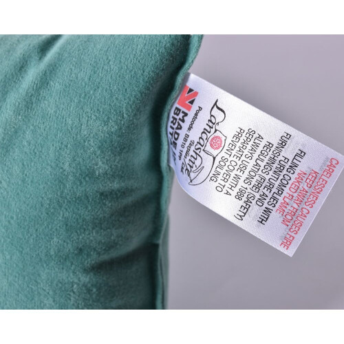 Suede Door Draught Excluder - Jade Green 1