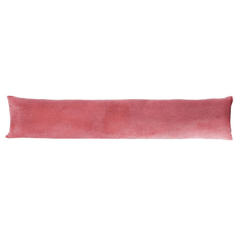 Herringbone Door Draught Excluder - Salmon