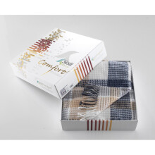 (Peach) Cotton Rich Scotch Blanket | 150cm x 200cm