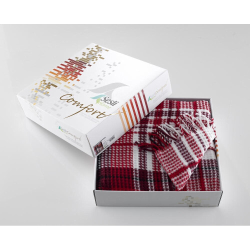 (Candy Red) Cotton Rich Scotch Blanket | 150cm x 200cm