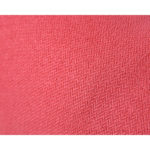 Herringbone Door Draught Excluder - Soft Blossom Pink 1