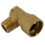 Universal Gas Supply Hose Socket 1/2" Oven Cooker Angled Bayonet Socket Brass Connector 1