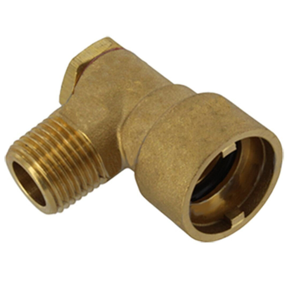 Gas Supply Hose Socket 1/2" Oven Cooker Angled Bayonet Socket Brass Connector